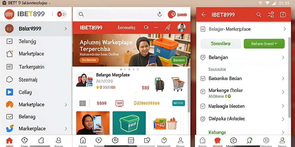 Tampilan antarmuka aplikasi IBET899 yang memudahkan pengguna.