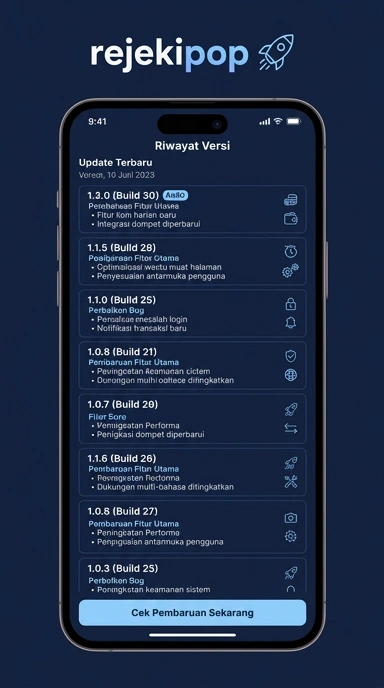 Riwayat Versi Aplikasi rejekipop untuk Android